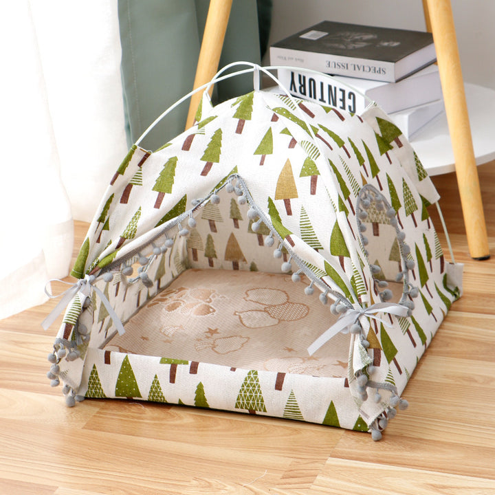 Cat Tent House Enclosed