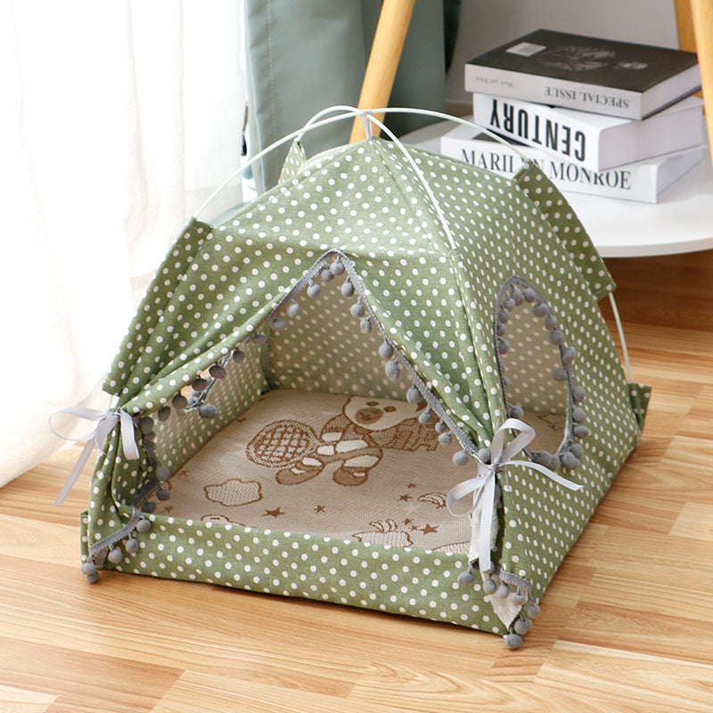 Cat Tent House Enclosed
