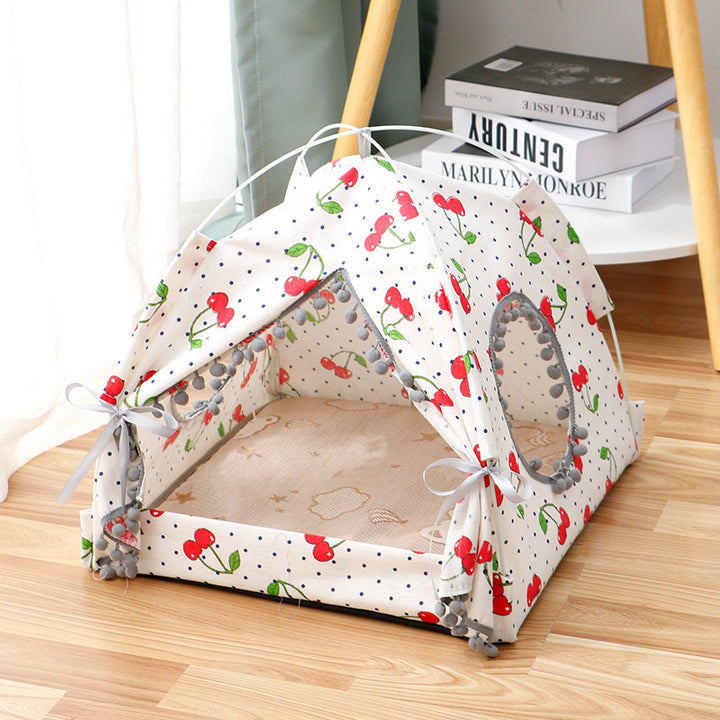 Cat Tent House Enclosed