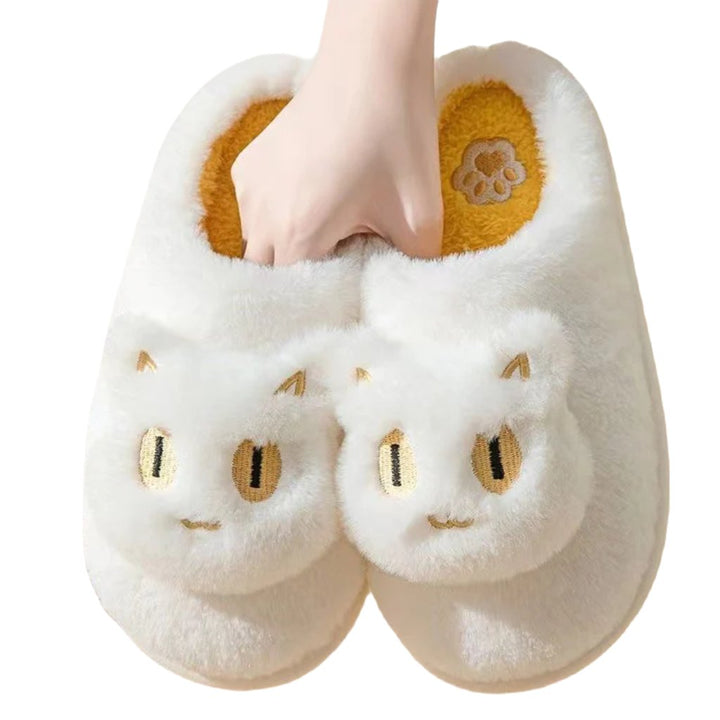 Cartoon Cat Cotton Slippers