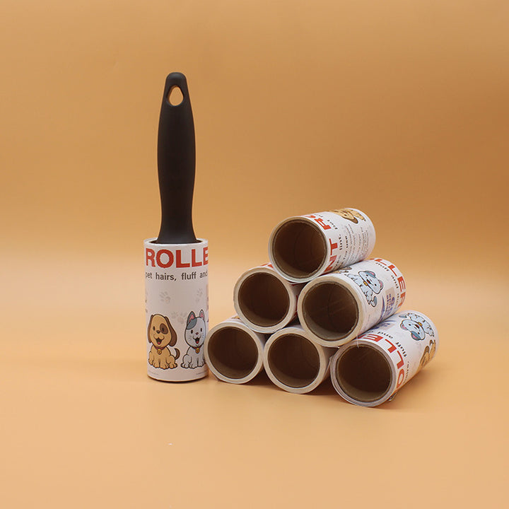 Foreign Trade Cross border Foreign Trade Roller Sticker Straight Type Tearable Replacement Paper Dust Removal Paper Replacement Paper Cat Hair Cleaning