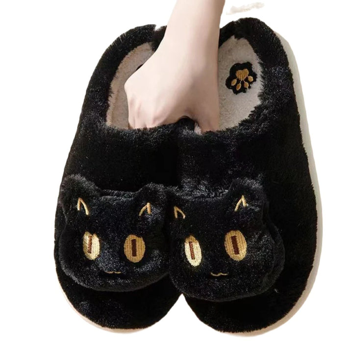 Cartoon Cat Cotton Slippers