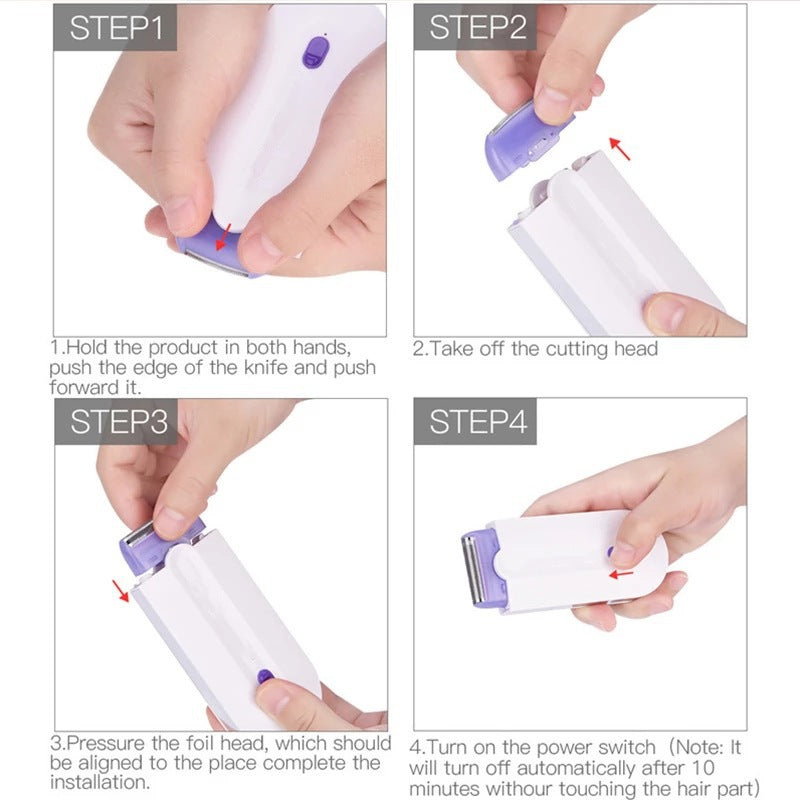 Blue Light hair removal Shaver