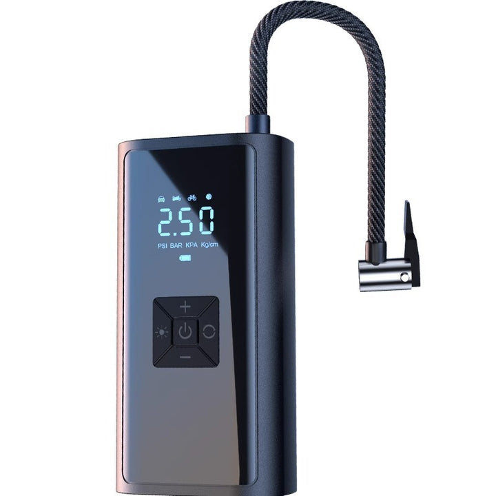 Portable electric air pump for vehicles