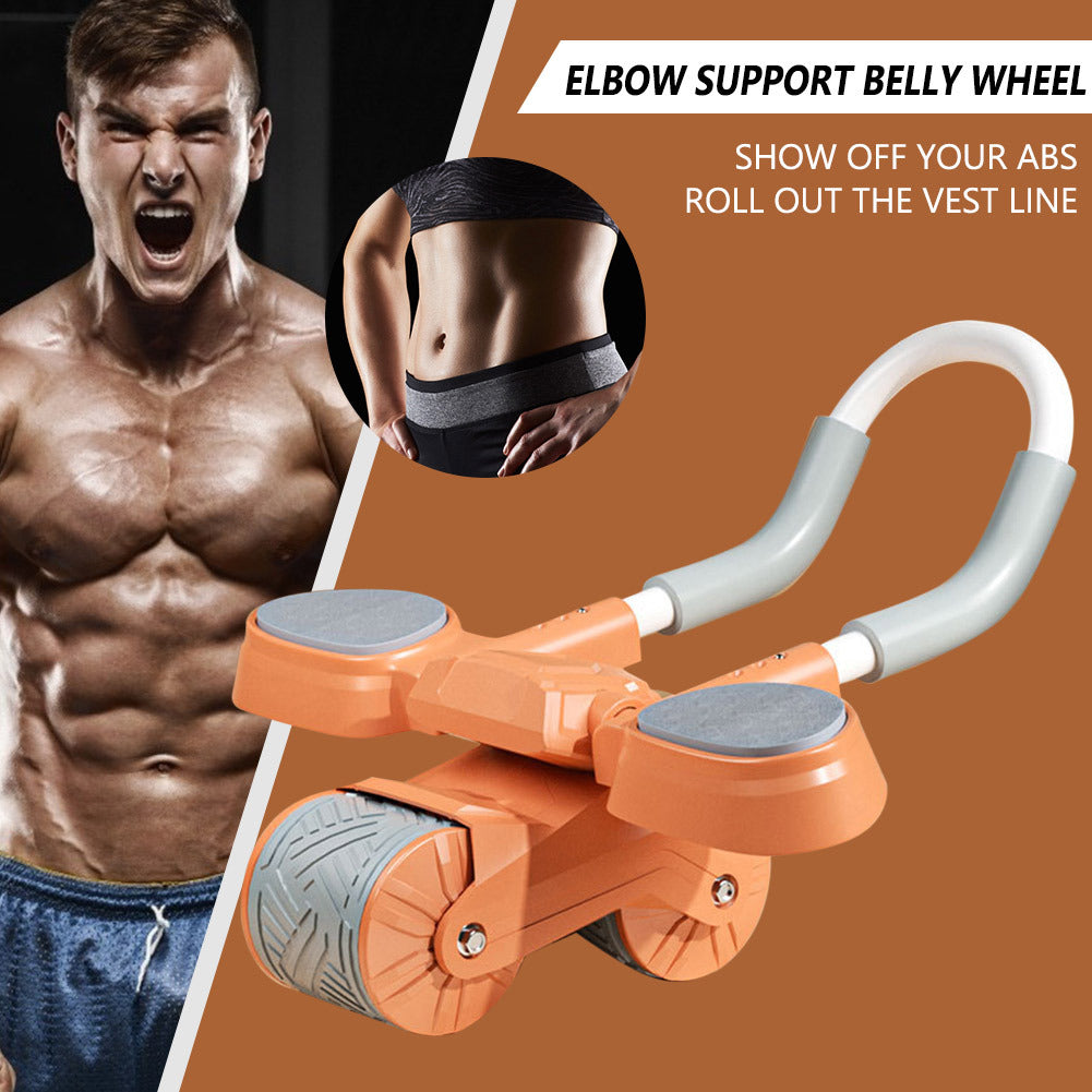 Men And Women Elbow Support Rebound Abdominal Wheel Exercise